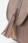 Women's Fringe Mink Suede Crossbody Bag