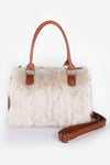 Women's Furry Ginger Sleeve Bag