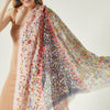 Women's Patterned Multi-color Scarf