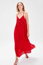 Load image into Gallery viewer, Women's Lined Red Dress
