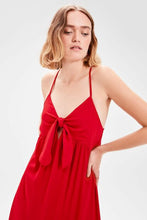 Load image into Gallery viewer, Women's Lined Red Dress

