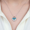 Women's Personalized Name Design Zircon Gemmed 925 Carat Silver Necklace